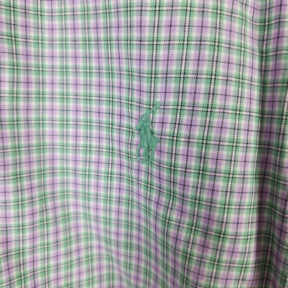 Polo Ralph Lauren Mens Large Plaid Regent Classic Fit Button Down Dress Shirt - Picture 2 of 8